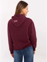 Mikina D10608BC02802A4NO bordová Mikina D10608BC02802A4NO bordová