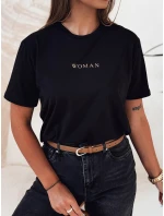 Dámske tričko WOMAN black FashionStreet RY2554