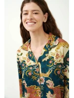 Vamp - Kvetinové pyžamo s gombíkmi 21074 - Vamp