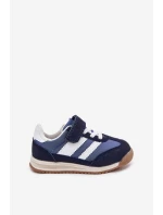 Dziecięce Sneakersy Buty Sportowe Na Rzep Granatowe Viona