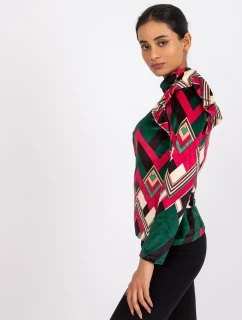 Blúzka DHJ BZ 6533C 1.81P tmavo zelená