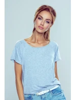 Blúzka Ilza Melange - Svetlosivá - Eldar