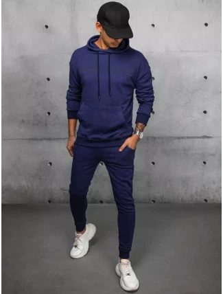Pánske tmavomodré tepláky FashionStreet AX0679 Pánske tmavomodré tepláky FashionStreet AX0679