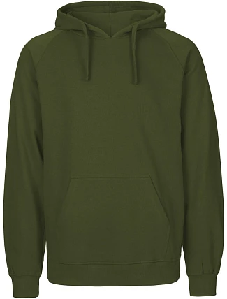 Neutral O 63101 Pánska mikina s kapucňou z bio bavlny 77.6311 military Neutral O 63101 Pánska mikina s kapucňou z bio bavlny 77.6311 military