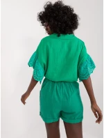 Šortky DHJ SN 2598.29X zelené