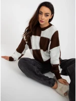 Jumper EM SW 1034 01.91 bielo-hnedý