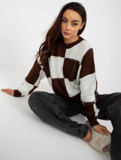 Jumper EM SW 1034 01.91 bielo-hnedý