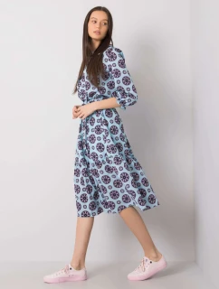 Šaty LK SK 508525.17 svetlo modrá