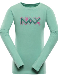 Detské bavlnené tričko nax NAX PRALANO aloe green