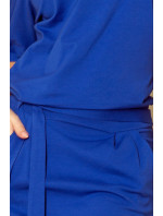Numoco CASSIE šaty s krátkym rukávom - modré
