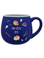Personalizovaný keramický bacuľatý hrnček pre pani učiteľku/pána učiteľa (učebné pomôcky) Personalizovaný keramický bacuľatý hrnček pre pani učiteľku/pána učiteľa (učebné pomôcky)