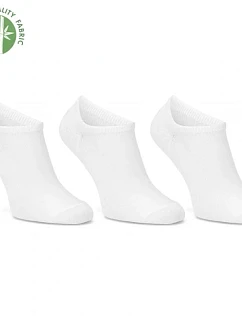 Dámske krátke bambusové ponožky biele Filippo SD-SO02