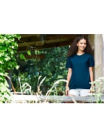 Tričko Fruit of the Loom Pure Cotton T z hrubej bio bavlny 16.1362 natural