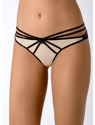 Tangá Mistral V-7008 béžovo-čierna - Axami Tangá Mistral V-7008 béžovo-čierna - Axami