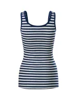 Námornícke tielko dámske tmavomodré