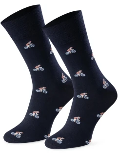 Ponožky k obleku - so vzorom 056