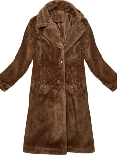 Dámsky kabát z ovčej kože J Style camel (11Z8157)