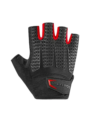 Cyklistické rukavice Rockbros S169BR L s gélovými vankúšikmi - čierno-červené Cyklistické rukavice Rockbros S169BR L s gélovými vankúšikmi - čierno-červené
