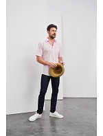 Daiber JN 680 Popelínová košeľa s krátkym rukávom 02.0680 stone