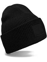 Beechfield B 336R Pletená čiapka Patch „Tonal“ 53.336R čierna Beechfield B 336R Pletená čiapka Patch „Tonal“ 53.336R čierna