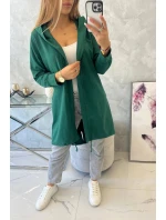 Svetlo zelená bunda s potlačou