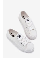 Dziecięce Młodzieżowe Trampki LEE ISLA C LOW JR 50251058 Białe