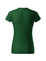 Základné voľné tričko dámske fľaša zelená