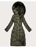 Minoritská khaki obojstranná zimná bunda s kožušinou (P3-6020-22) Minoritská khaki obojstranná zimná bunda s kožušinou (P3-6020-22)
