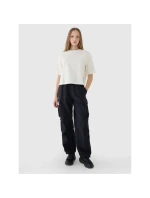 Dámske tričko oversize s potlačou 4F 4FWSS25TTSHF1971-11S