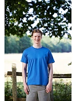 Tričko Fruit of the Loom Pure Cotton T z hustej organickej bavlny 16.1362 červené