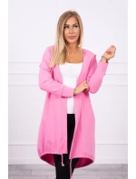 Svetloružový plášť s potlačou