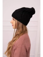 Majka dámska čiapka K376 čierna
