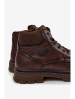Trapery Męskie Ocieplane Wrangler 20253034.IKU Ciemnobrązowe