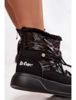 Dámske zimné topánky na platforme Lee Cooper LCJ 25 03 3814 Black