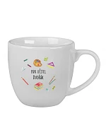 Personalizovaný keramický hrnček s objemom 400 ml pre pani učiteľku/pána učiteľa (učebné pomôcky)