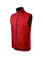 Teplá vesta unisex červená
