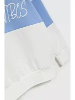 Dámska mikina BL-4309 Biela s modrou - Moodo