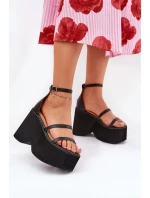 Topánky na podpätku 2806 black - Krok vo veľkom štýle Topánky na podpätku 2806 black - Krok vo veľkom štýle