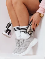 Dámske sivé tenisky RISNA FashionStreet ZY0109 Dámske sivé tenisky RISNA FashionStreet ZY0109