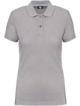 WK WK 275 Dámske pracovné polo tričko z hrubej bavlny 20.W275 oxford grey WK WK 275 Dámske pracovné polo tričko z hrubej bavlny 20.W275 oxford grey