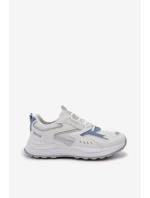 Buty Sportowe Damskie Big Star NN274A094 HI-POLY SYSTEM Biało-Niebieskie