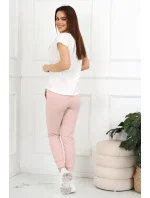 Dámske teplákové nohavice OFF PINK Dámske teplákové nohavice OFF PINK