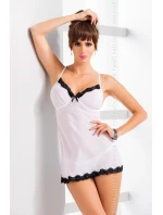 Set Venus White (košieľka + tangá) - Irall