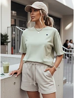 SWAN dámske šortky pistáciové FashionStreet SY0330