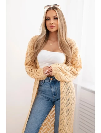 Dlhý sveter Super KID Mohér broskyňový