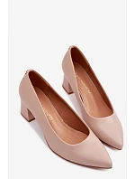 Lodičky na podpatku Sergio Leone PB413 Krémová Růžová