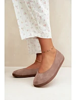 Dámske balerínky Barefoot Taupe Hollin Dámske balerínky Barefoot Taupe Hollin