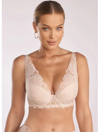 Dámska push-up podprsenka Luna PU-1103 Béžová - Kinga