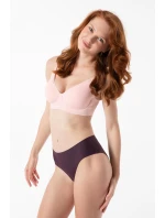 Julimex Tmavá slivka Jednoduché klasické nohavičky S-XL