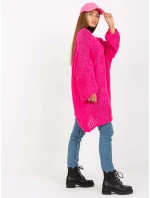 Dámsky sveter TW SW BI M2202 fluo ružový Dámsky sveter TW SW BI M2202 fluo ružový